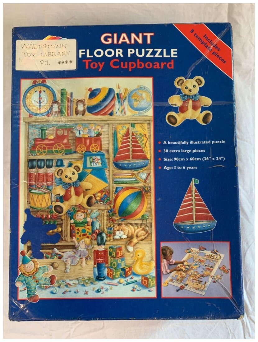 Giant Floor puzzle Toy Cupboard - 30 pièces