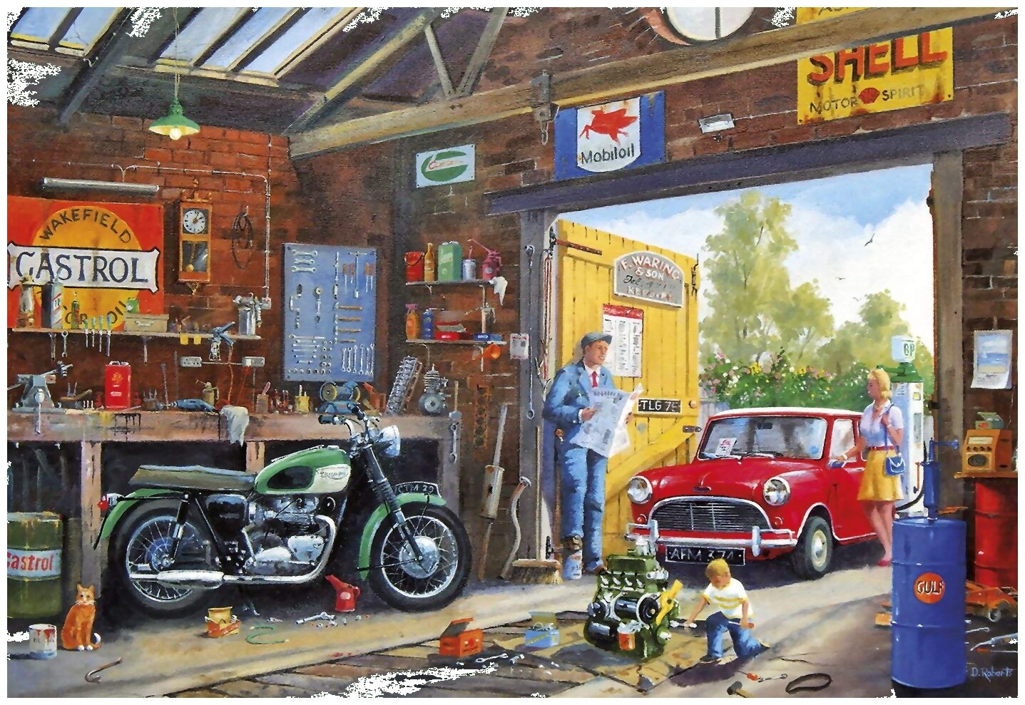 Puzzle - Daddy's Little Helper - 100 Pièces