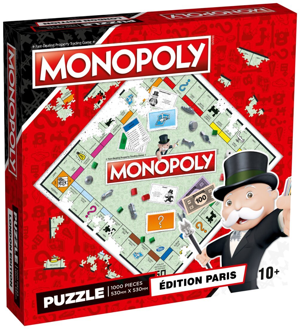 Puzzle Monopoly Edition Paris - 1000 pièces