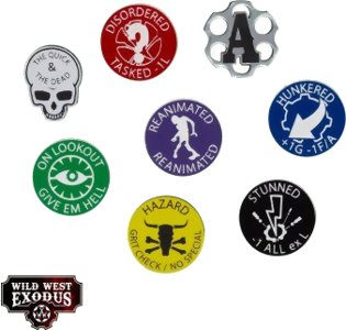 Wild West Exodus - Token Set