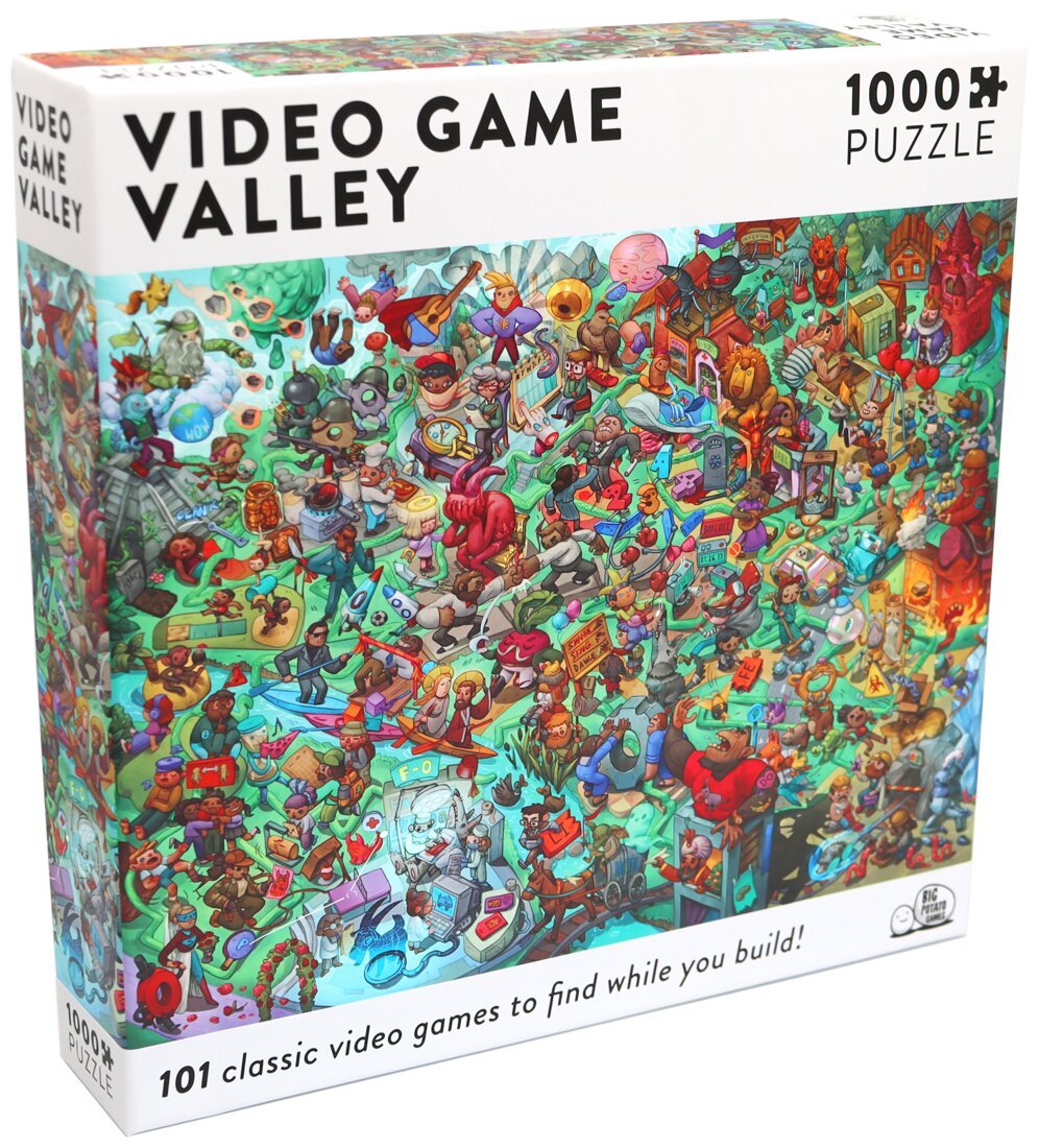 Puzzle - Video game valley - 1000 Pièces
