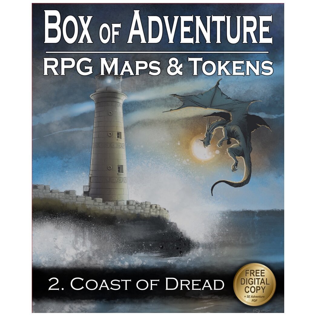 Box of Adventure - RPG Maps & Tokens - 2 Coast of Dread
