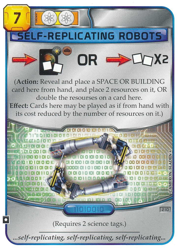Terraforming Mars - Carte promotionnelle "Robots Réplicateurs / Self-Replicating Robots"