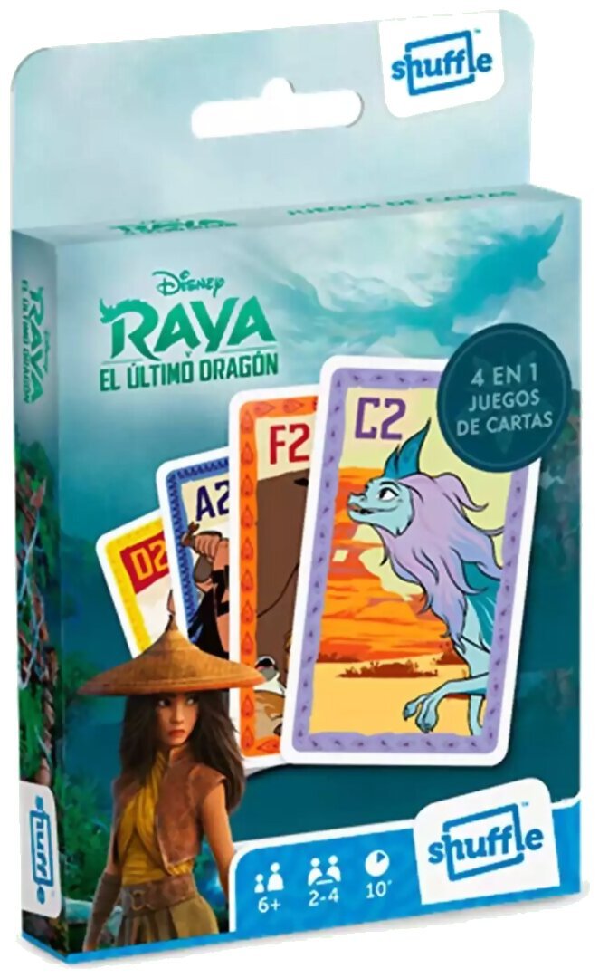 Raya El Ultimo Dragon - 4 En 1 Juegos De Cartas