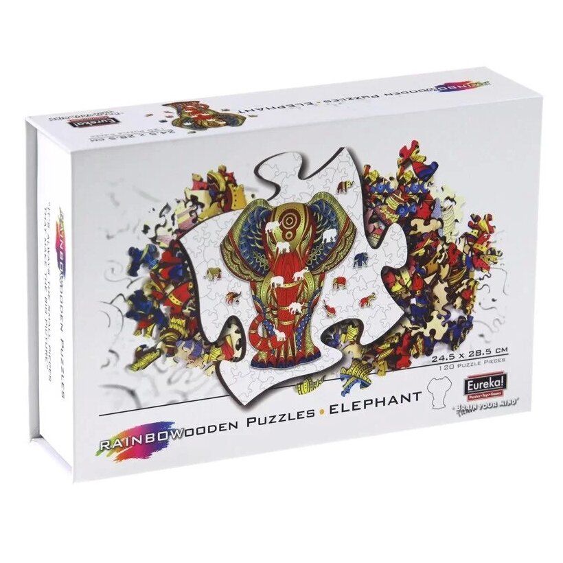 Rainbowooden Puzzles Elephant