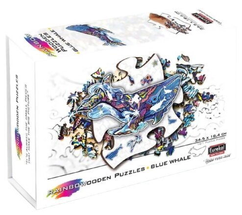 Rainbowooden Puzzles - Blue Whale