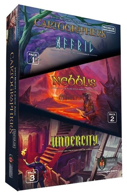 Cartographers - Packs de Parchemins 1 2 3