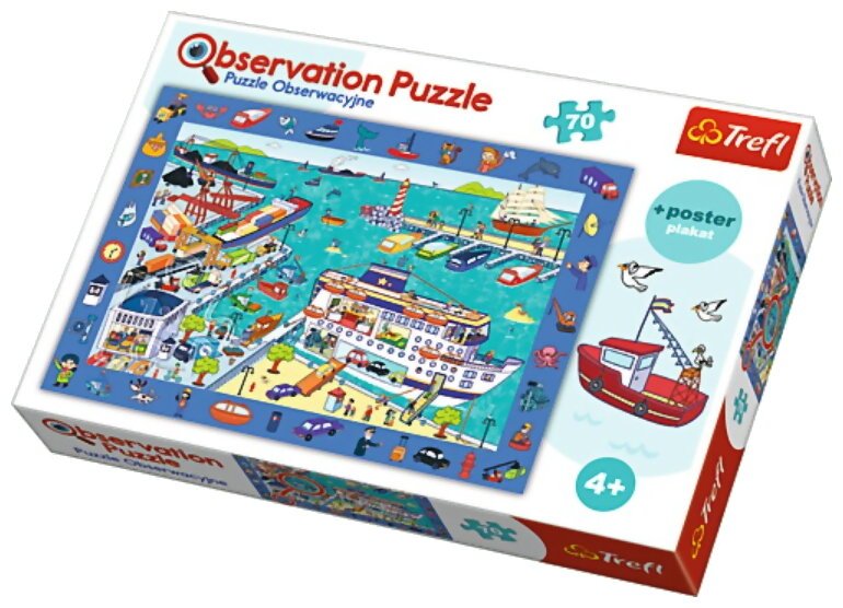 Observation Puzzle - Port - 70 Pièces