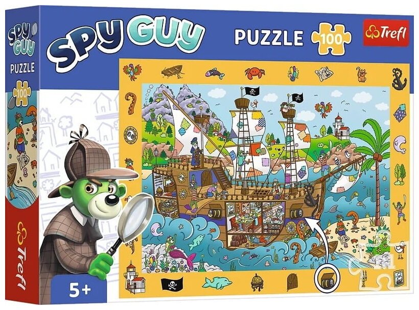 Puzzle Spy Guy Bateau Pirates