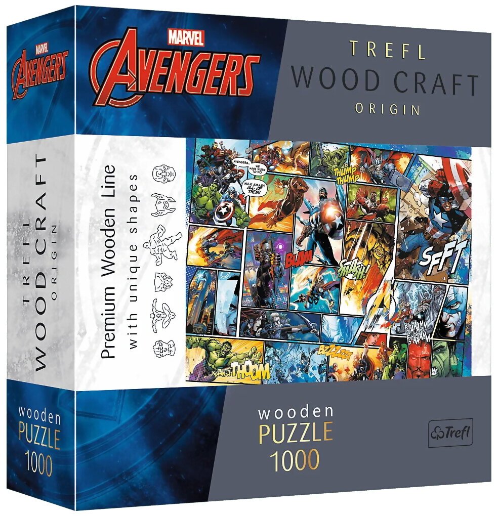 Wooden Puzzle - Marvel Comics - 1000 Pièces