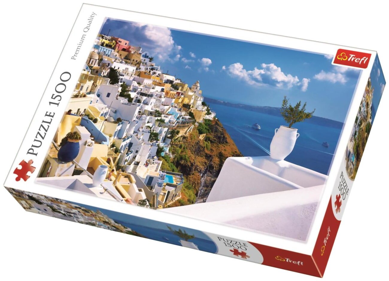 Puzzle - Santorin En Grèce - 1500 Pièces