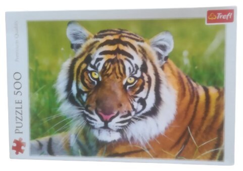 Puzzle - Regard de tigre - Premium quality - 500 pièces