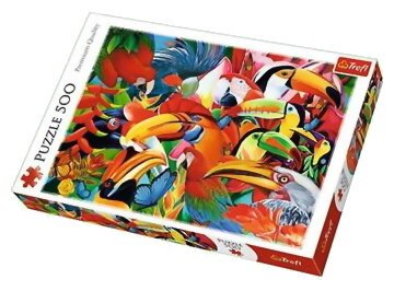 Puzzle - Oiseaux Colorés - 500 Pièces