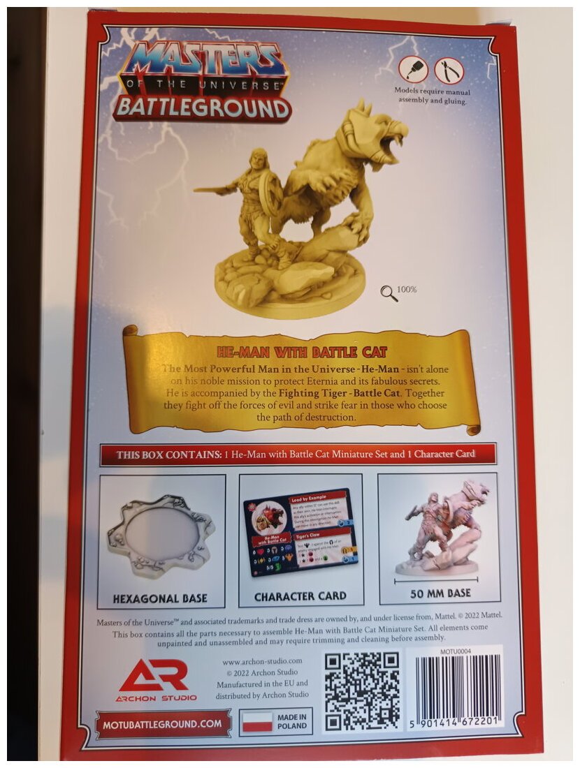 The Masters Of The Universe Battleground - He-Man With Battle Cat