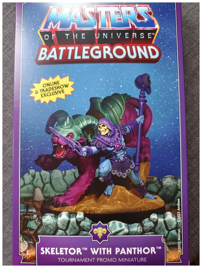 Masters Of The Universe Battleground -  Skeletor Et Panthor - Promo Miniature