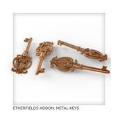 Etherfields - 4 Metal Keys