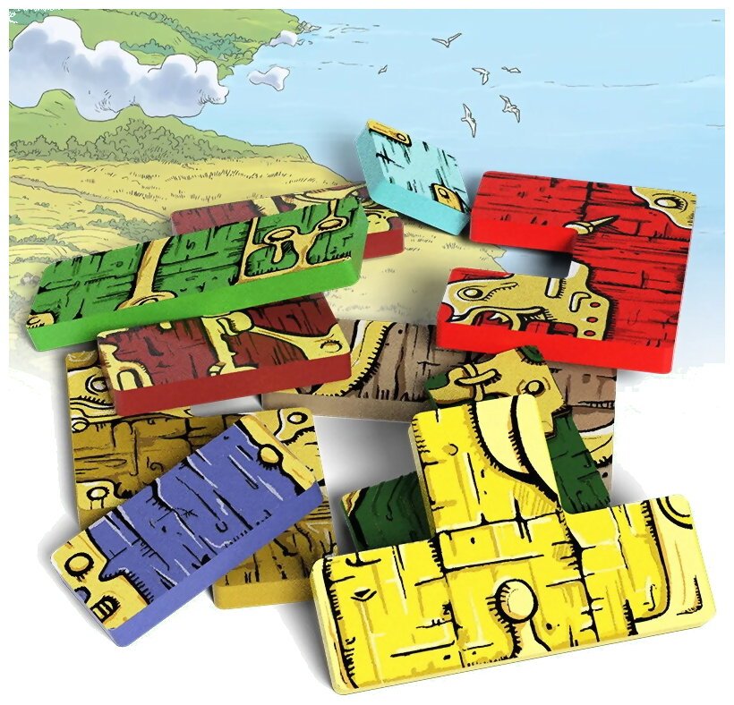 Thorgal - Wooden Polyomino tiles - The Board Game