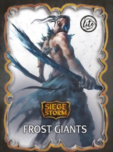 SiegeStorm - Frost Giants