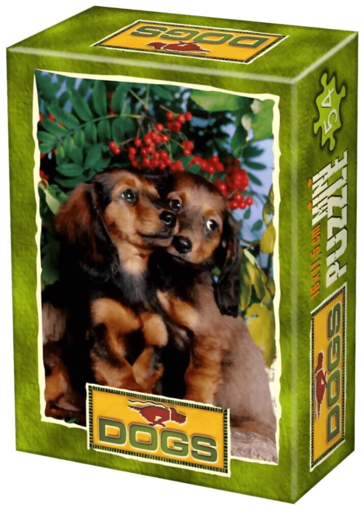 Mini-Puzzle - Deux Chiots