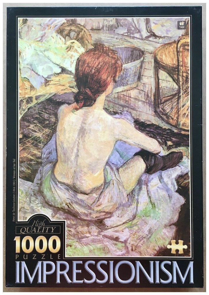 Puzzle  Impressionism - Femme À Sa Toilette - 1000 Pièces