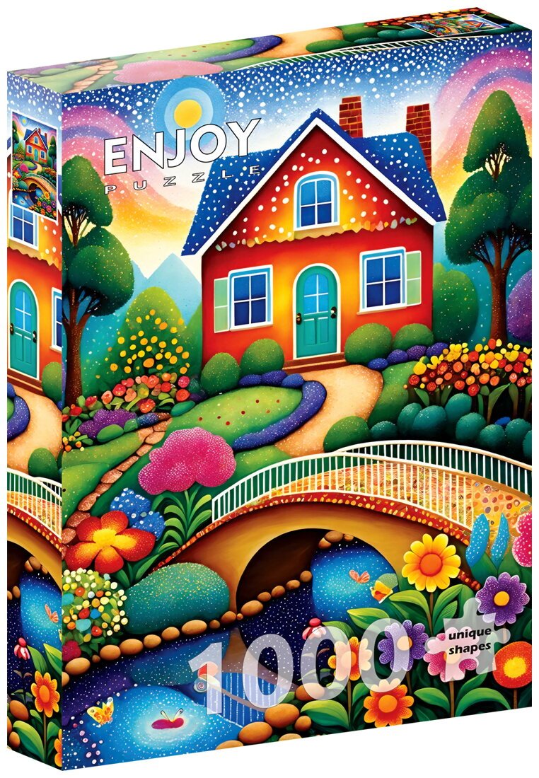 Puzzle - Maison Des Couleurs - 1000 Pièces