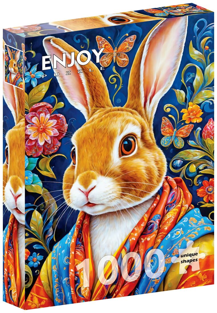 Puzzle - Cool Rabbit - 1000 Pièces