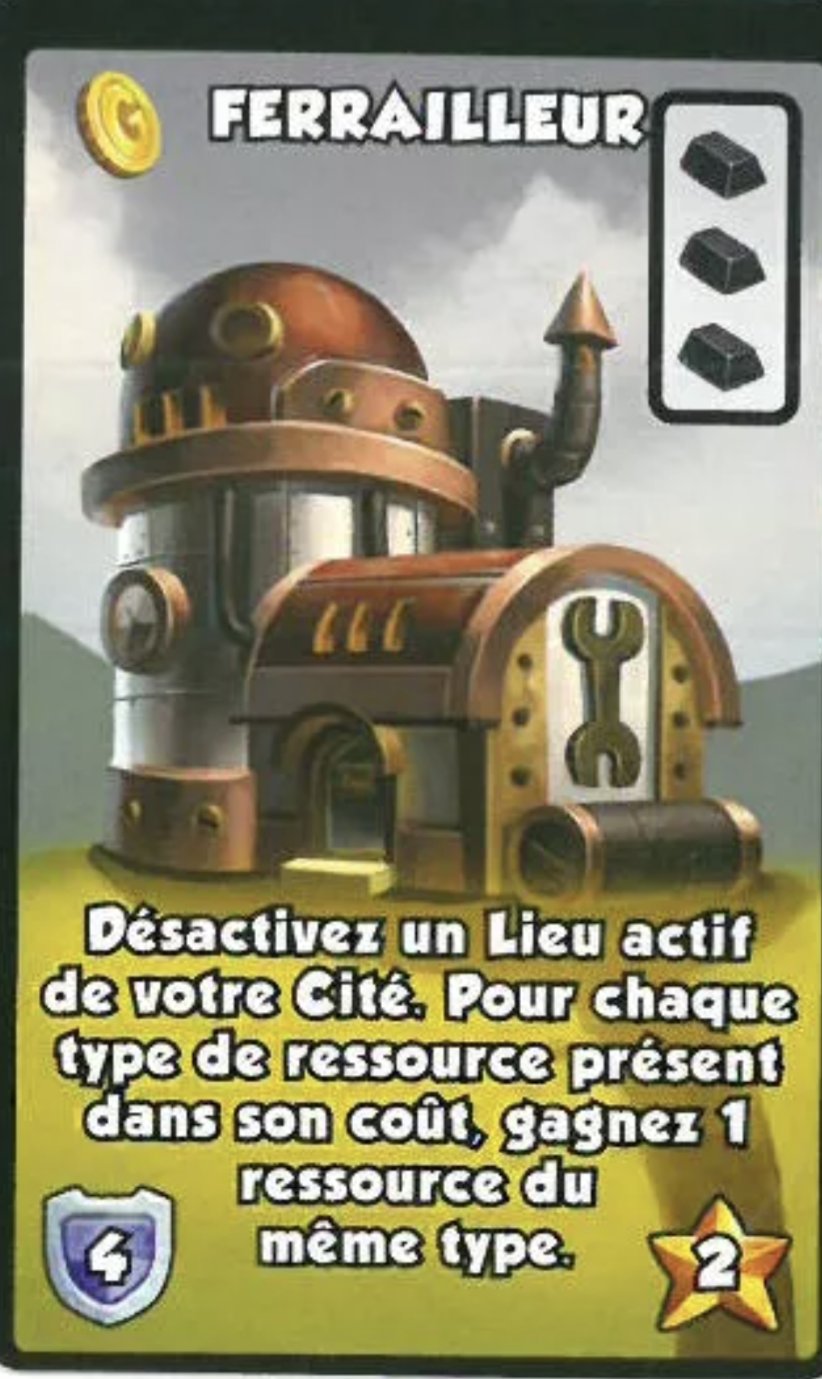 Dice City : Ferrailleur