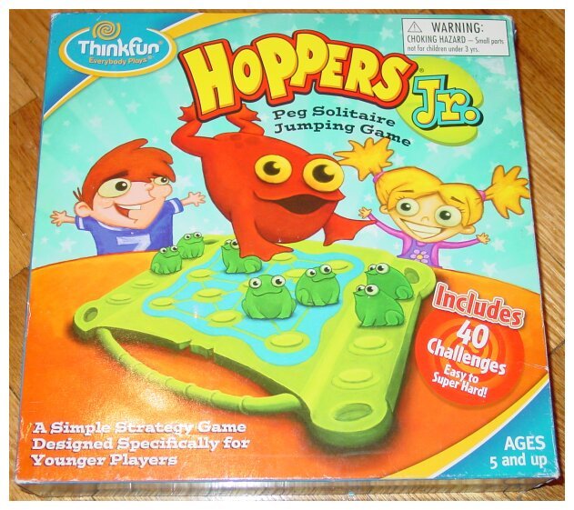 Hoppers Jr Peg Solitaire Jumping Game
