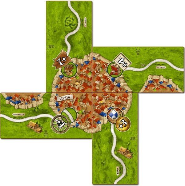 Carcassonne : Les Marchés de Leipzig / The Markets of Leipzig / Die Märkte zu Leipzig