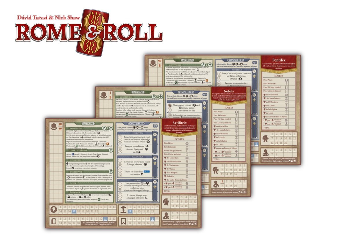 Rome & Roll - Extension "Personnages"