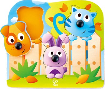 Puzzle Gros Boutons - Animaux Sauvages