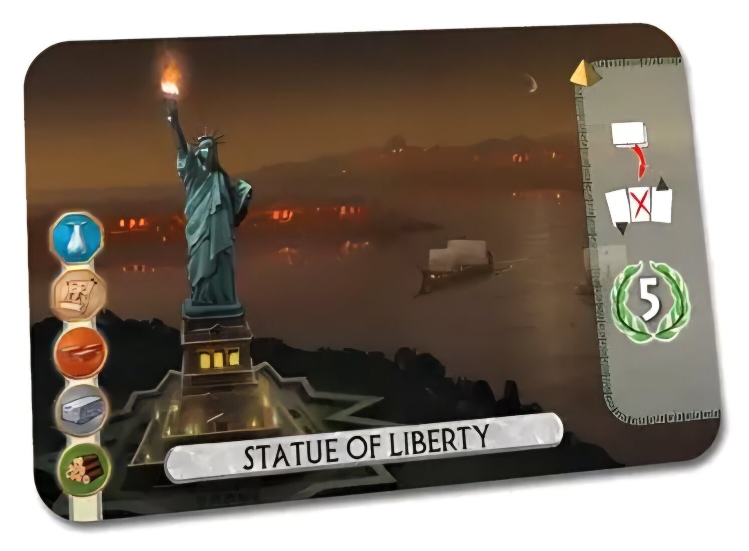 7 Wonders Duel - Statue of Liberty