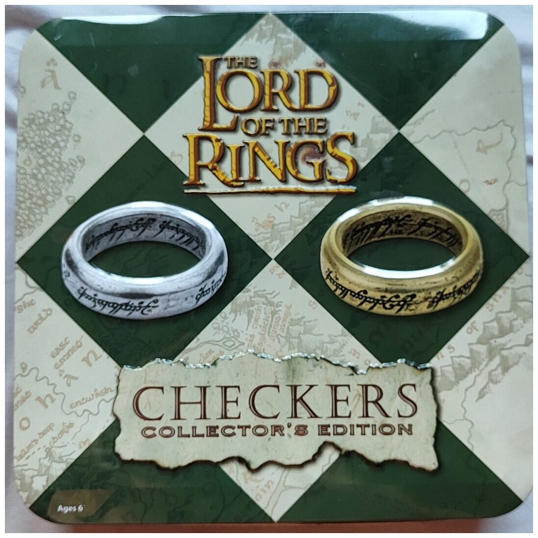 Checkers - The Lord Of The Rings - Colletor's Edition