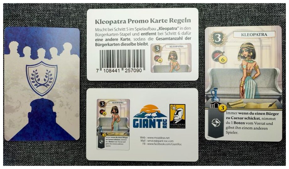 Liberatores - Kleopatra Promo Karte RegeIn