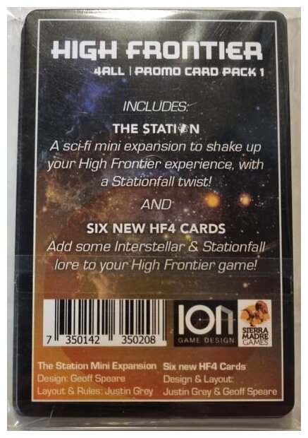 High Frontier 4 All - The Station Pack - Promo Pack 1