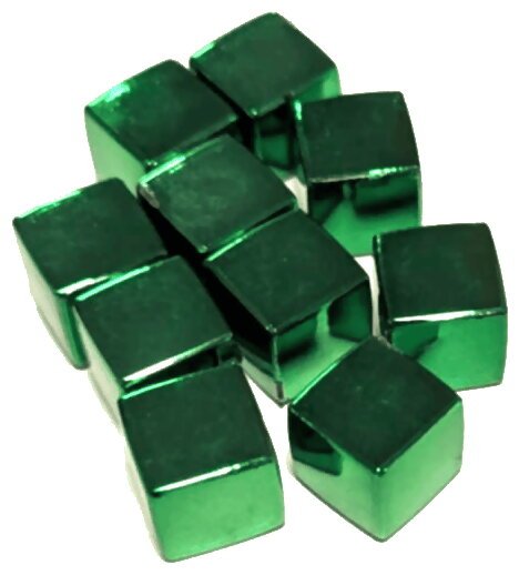 Terraforming Mars - Green Metallic Cubes