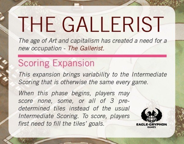 Gallerist (The) - Extension "Scoring"