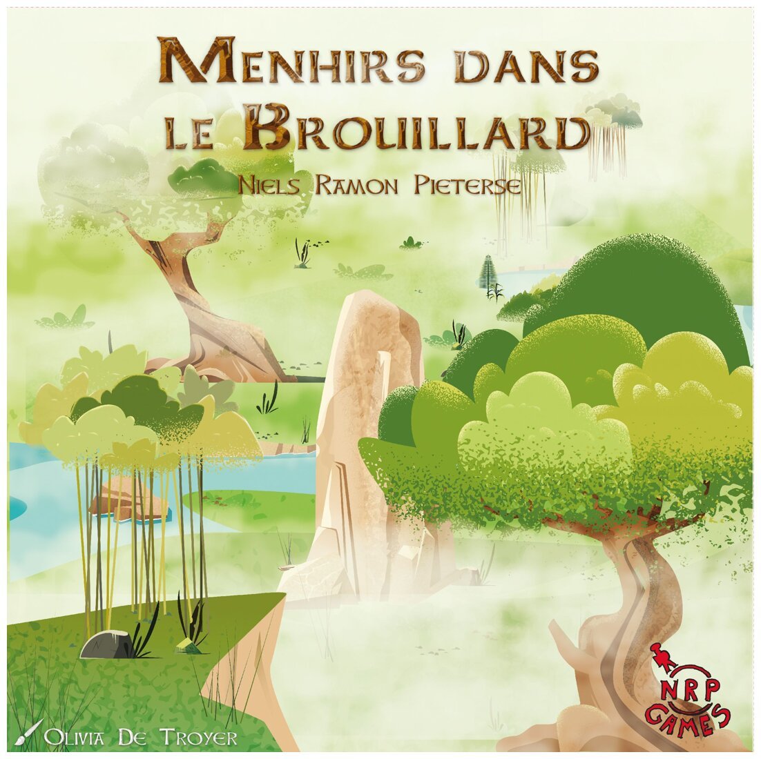 Menhirs dans le Brouillard