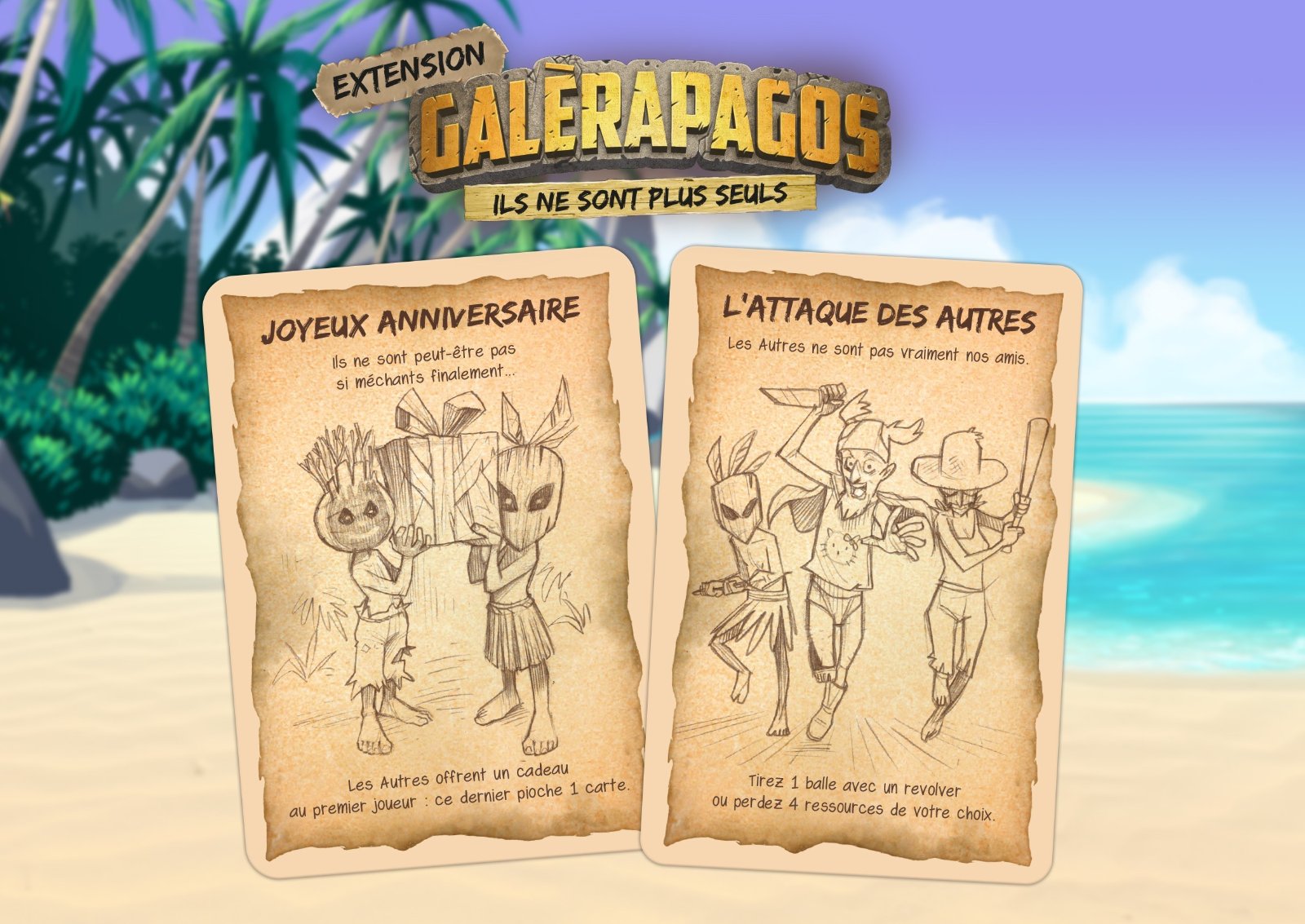 Galèrapagos - Tribu et Personnages