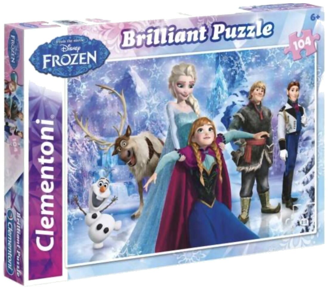 Brillant Puzzle -  Frozen - 104 Pièces