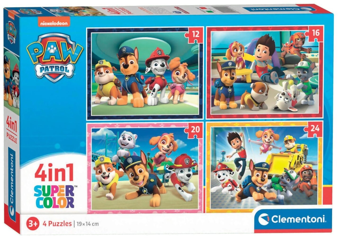 Puzzles Paw Patrol - 4 in 1 - 72 pièces