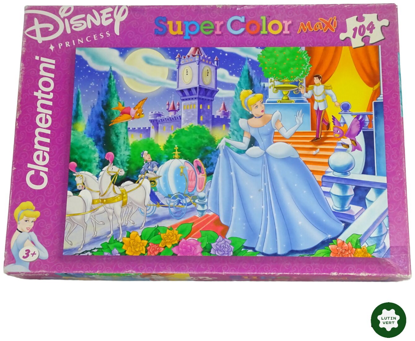Puzzle - Super Color Maxi - Cendrillon - 104 Pièces