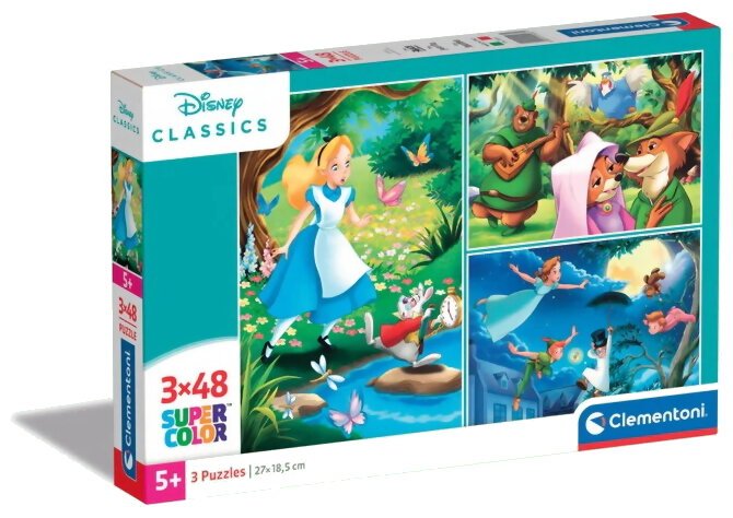Puzzle Disney Classic - 3 x 48 pièces