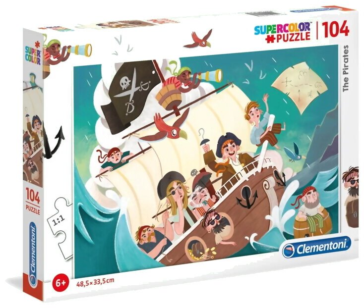 Puzzle Supercolor - The Pirates - 104 Pièces