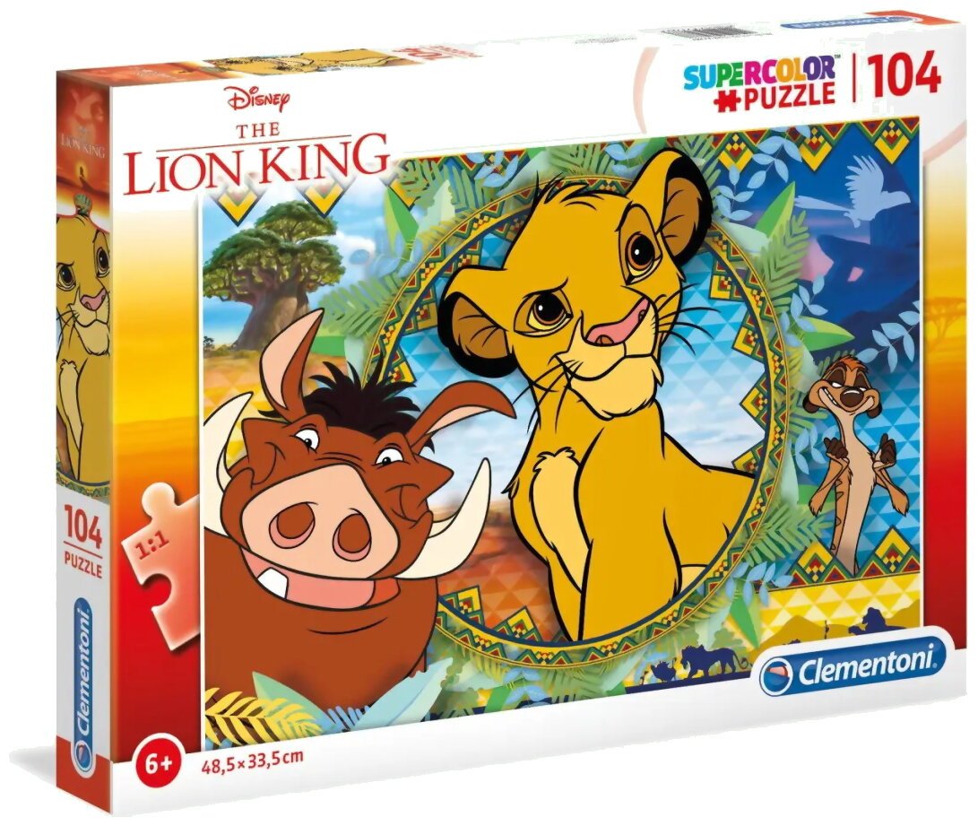 Puzzle - The Lion King - 104 Pièces