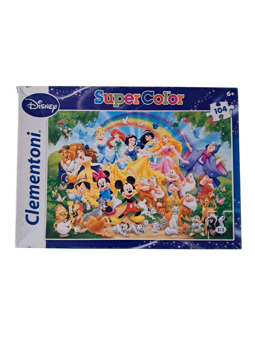 Puzzle - Les Personnages De Disney - 104 Pièces