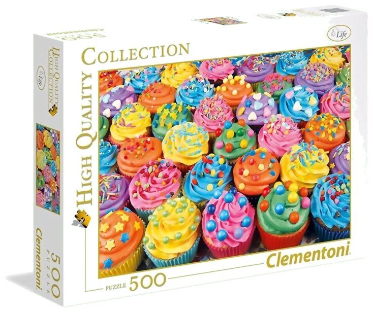 Puzzle - Colorful Cupcakes - 500 Pièces