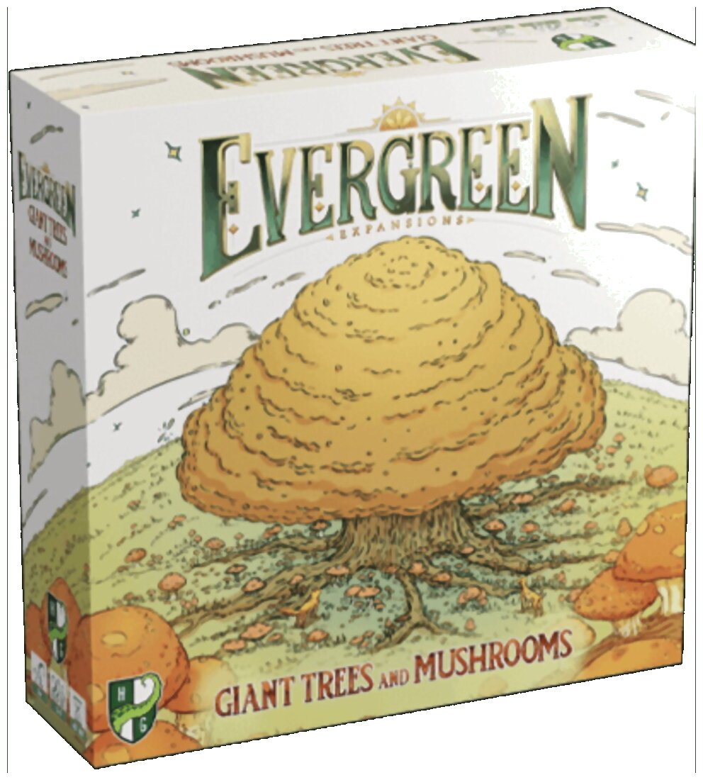 Evergreen - Giant trees and Mushrooms