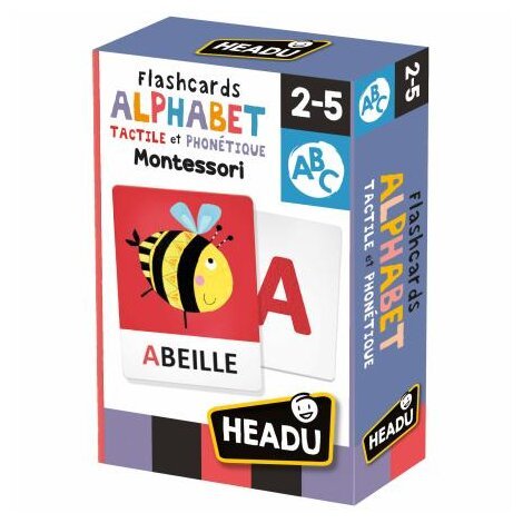 Flashcards Alphabet Tactile et Phonétique Montessori