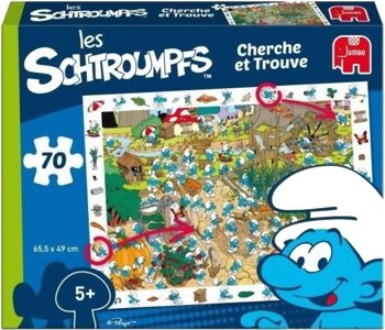 Cherche et Trouve  - Les Schtroumpfs - 70 pièces
